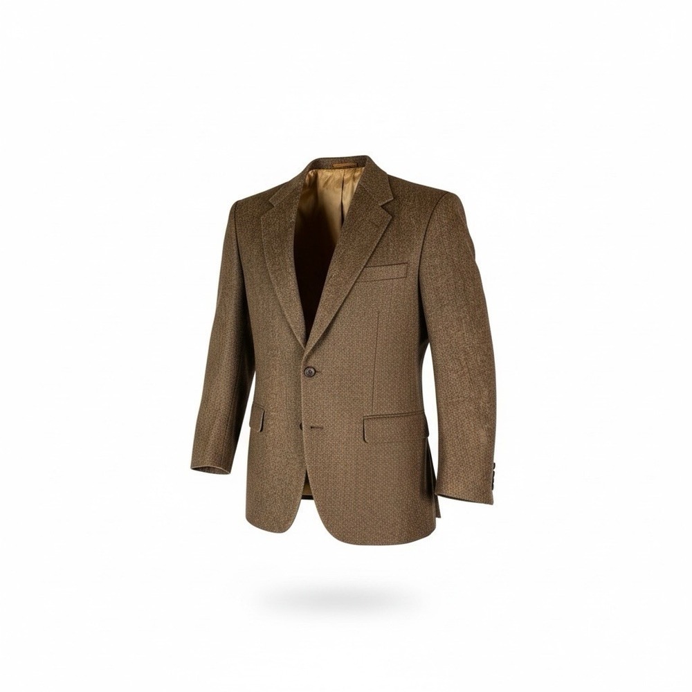 Actwu Men's 100% Camel Hair Blazer Brown Size 32/22.5 Inches